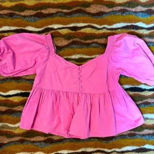 Free people pink top